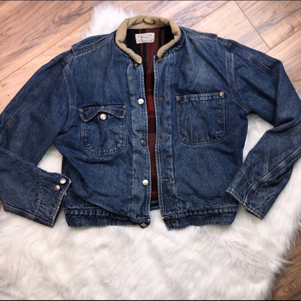 polo Ralph Lauren vintage jean jacket, lined